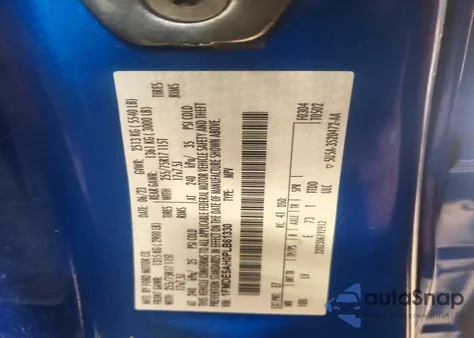 2023 Ford Bronco Base from USA, damaged, VIN 1FMDE5AH0PLB61330